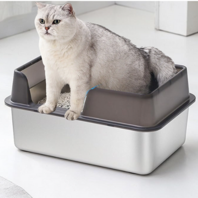 Bac a litiere pour chat Leo espace securisant