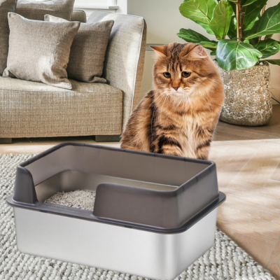 Bac a litiere pour chat Leo tranquillite