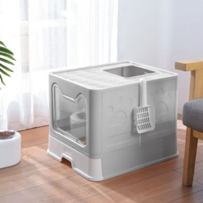 Maison de toilette pour chat cosy deux sorties