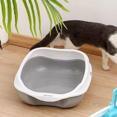 Bac à litière chat Ulysse semi-fermé