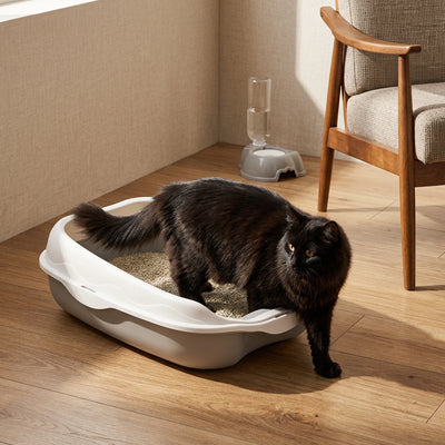 bac à litière chat ulysse entrèe sortie