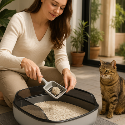 bac a itiere pour chat sofia entretien simple